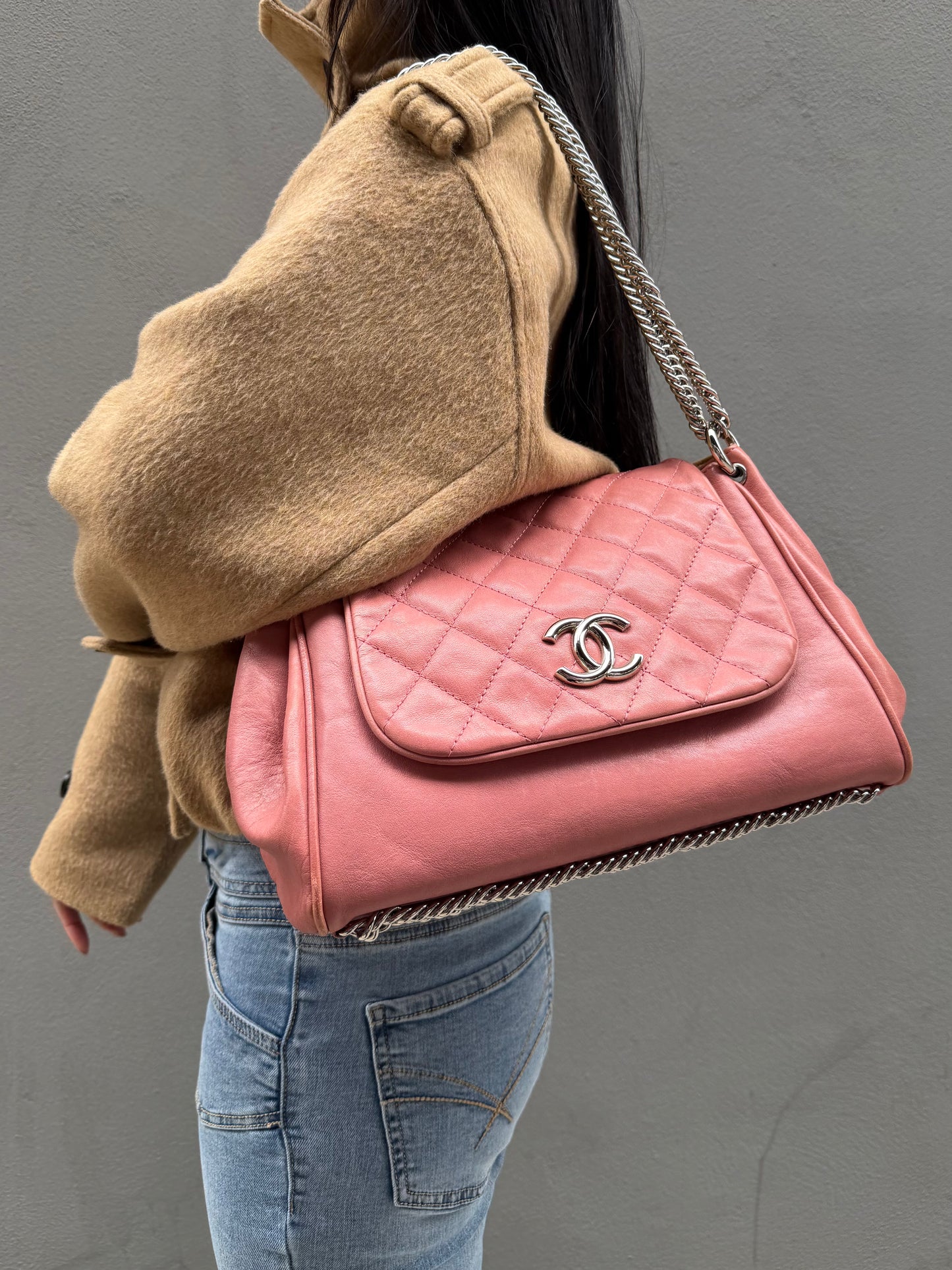 Chanel Bijoux Accordion Chain Flap Bag
