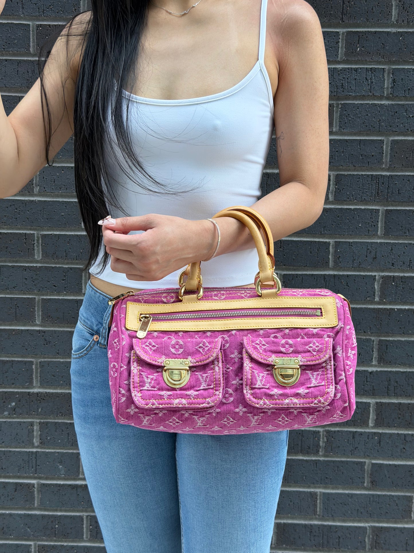 Louis Vuitton Monogram Denim Neo Speedy
