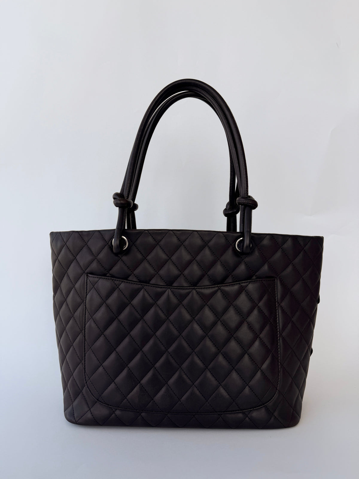 Chanel Cambon Ligne Tote Bag Dark Brown