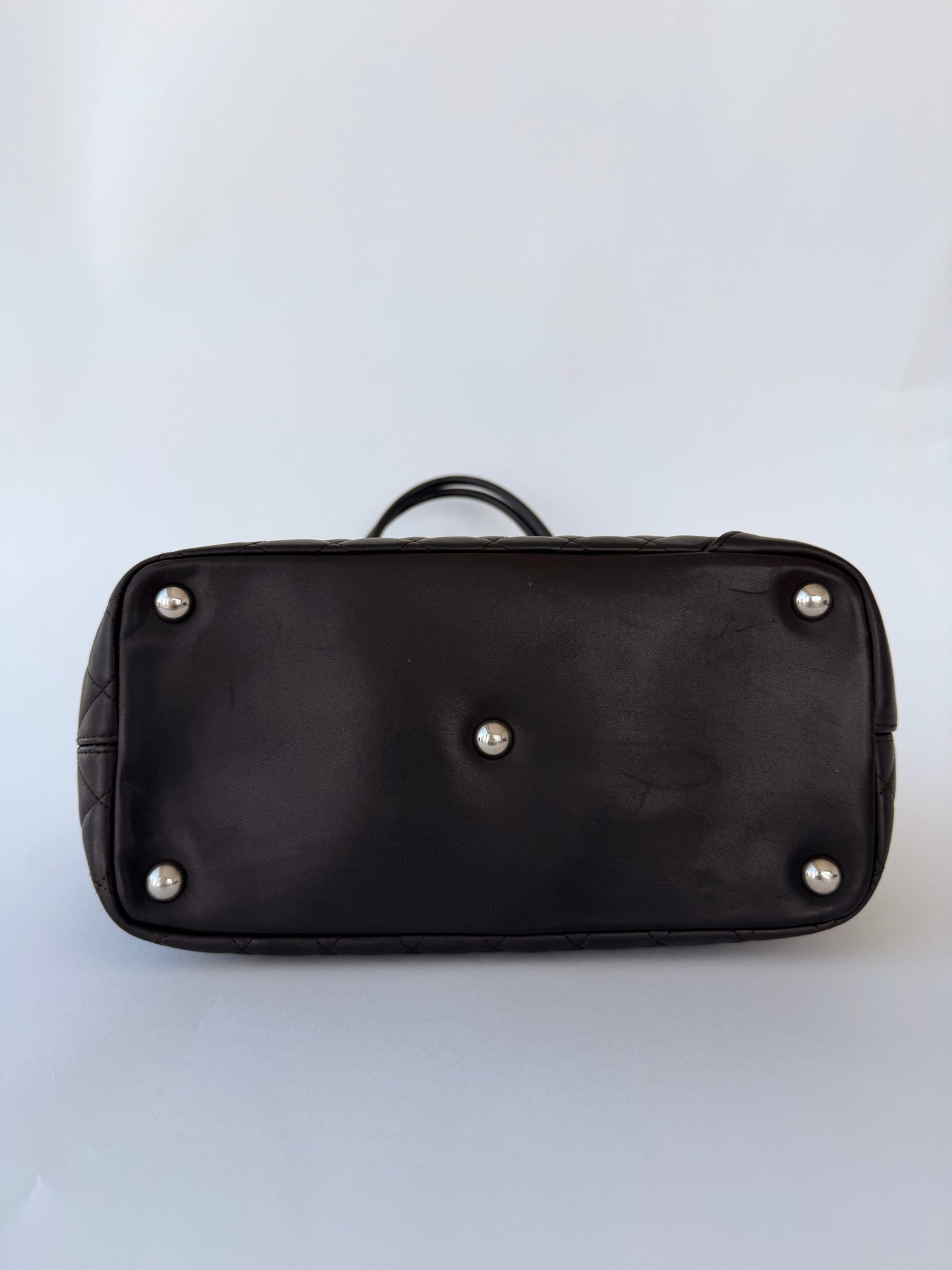 Chanel Cambon Ligne Tote Bag Dark Brown