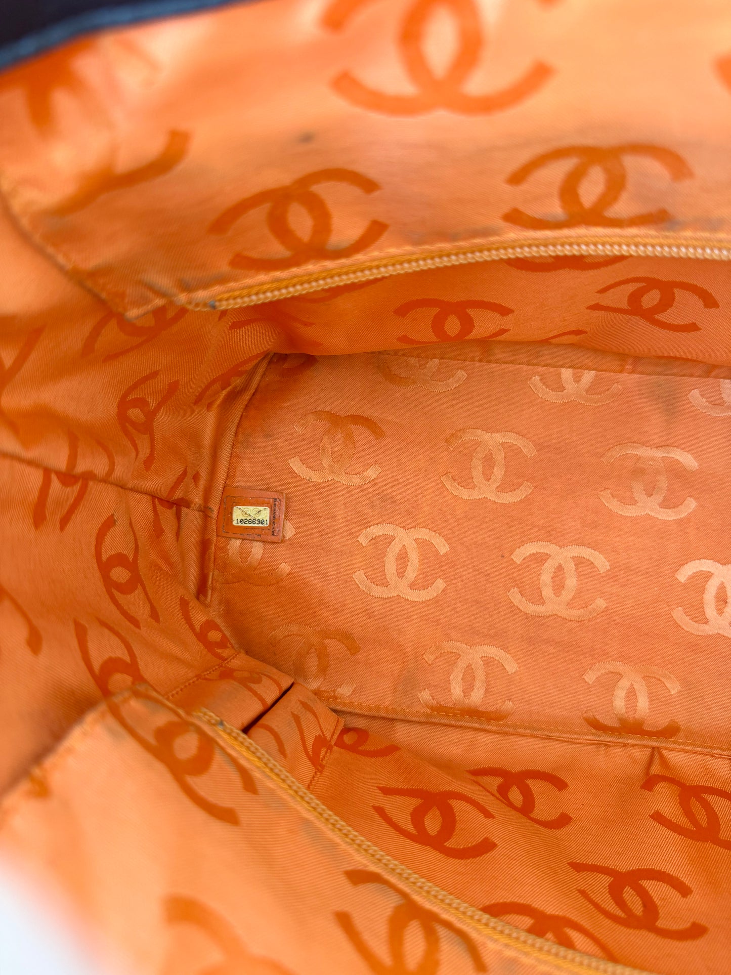 Chanel Cambon Ligne Tote Bag Dark Brown