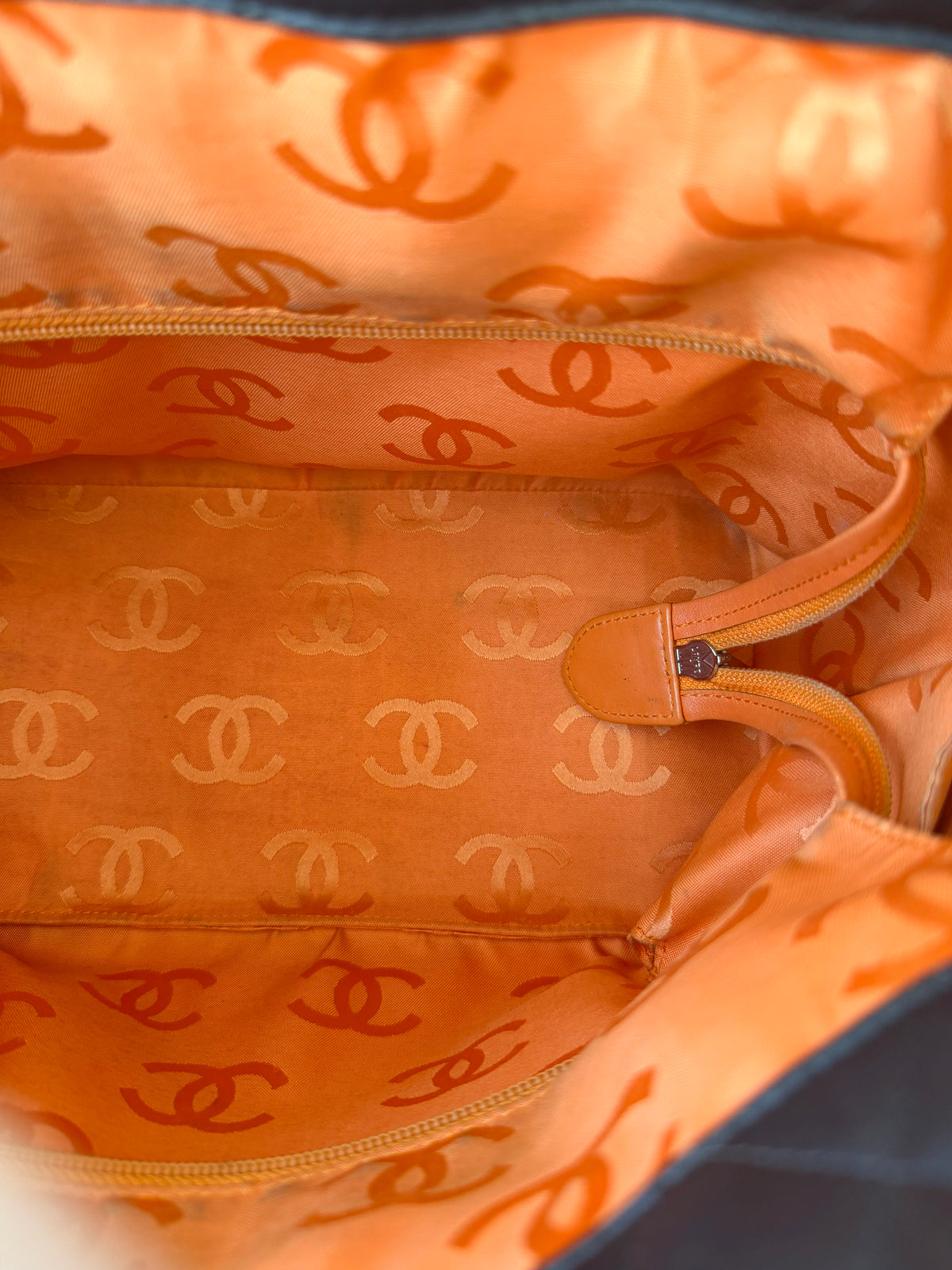 Chanel Cambon Ligne Tote Bag Dark Brown