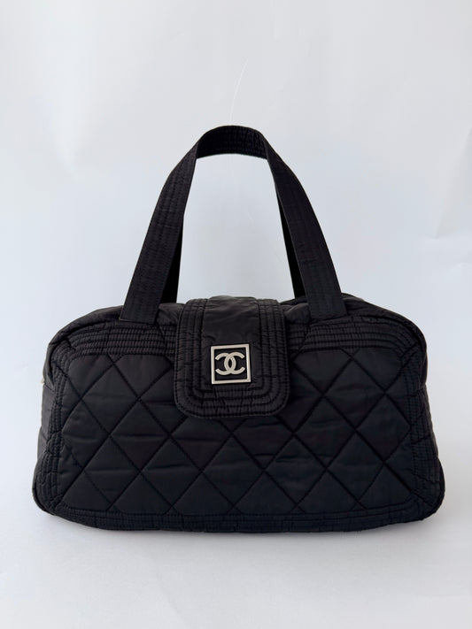 Chanel Nylon Sport Ligne Bowler Bag