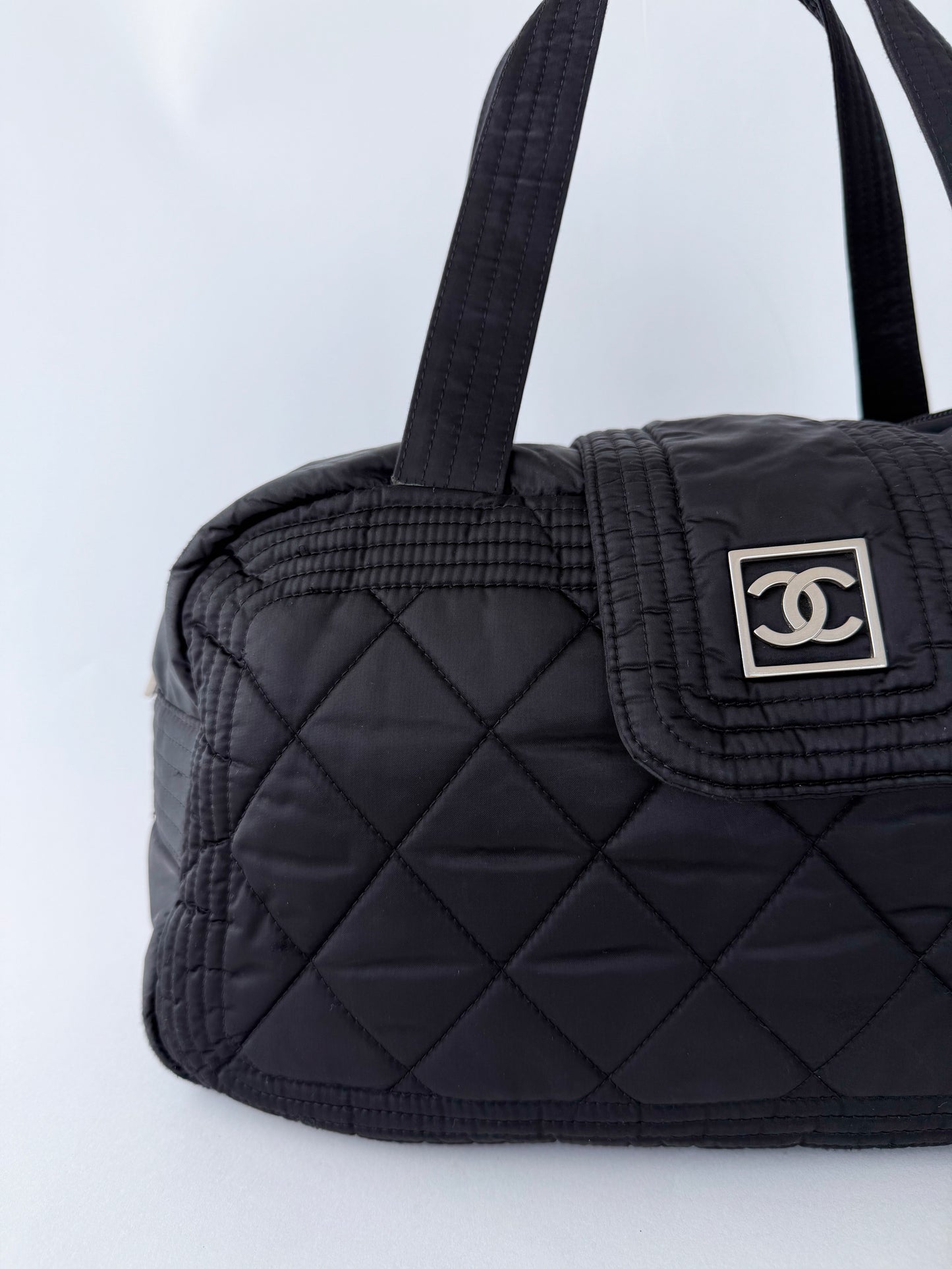 Chanel Nylon Sport Ligne Bowler Bag