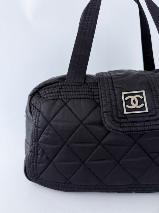 Chanel Nylon Sport Ligne Bowler Bag