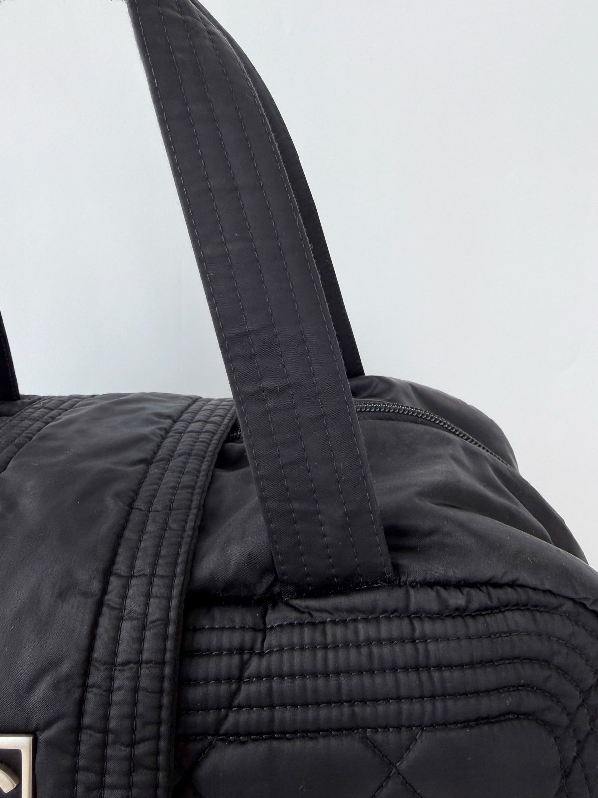 Chanel Nylon Sport Ligne Bowler Bag