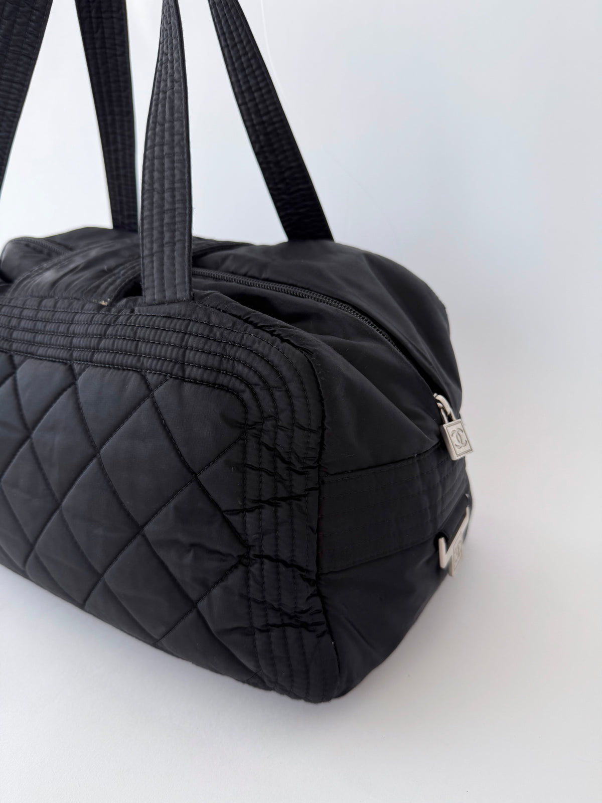 Chanel Nylon Sport Ligne Bowler Bag