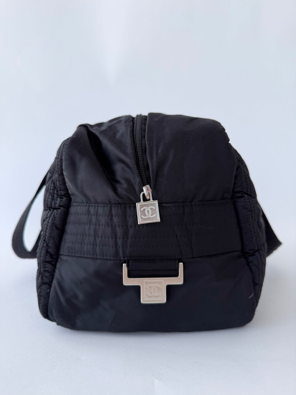 Chanel Nylon Sport Ligne Bowler Bag