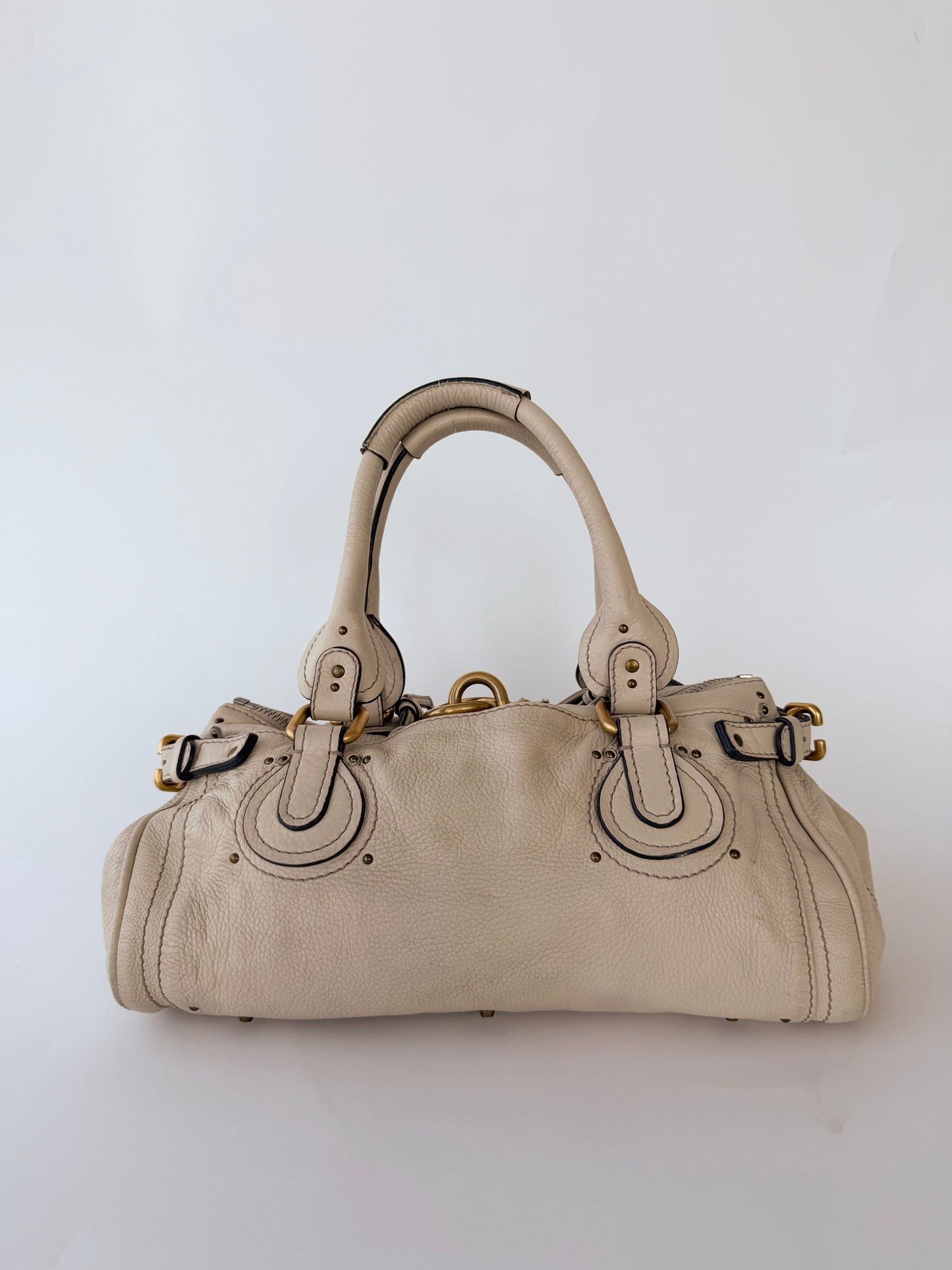 Chloé Paddington Beige with Gold Hardware