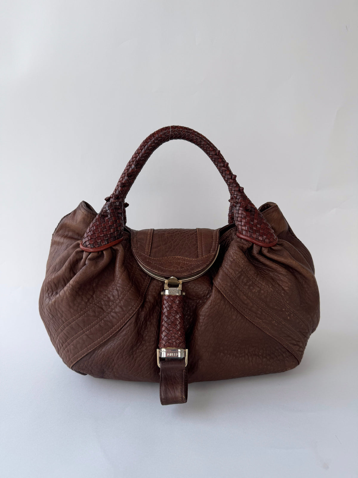 Fendi Brown Large Spy Bag