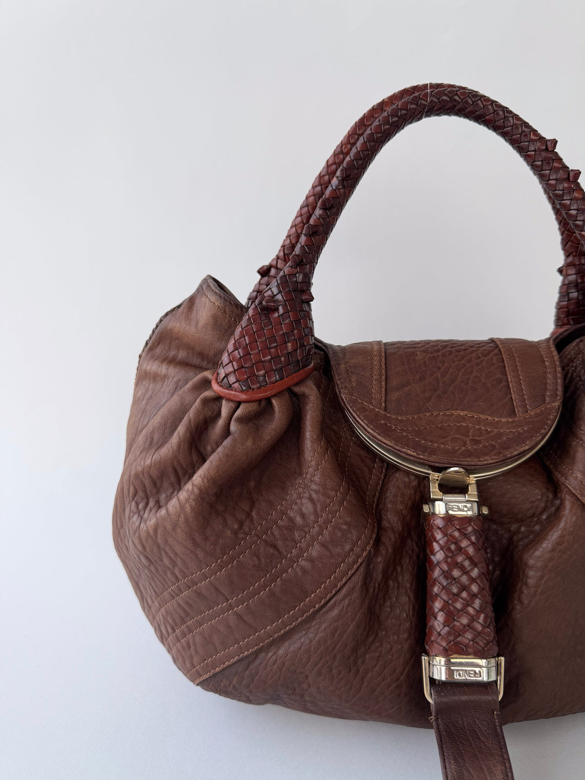 Fendi Brown Large Spy Bag