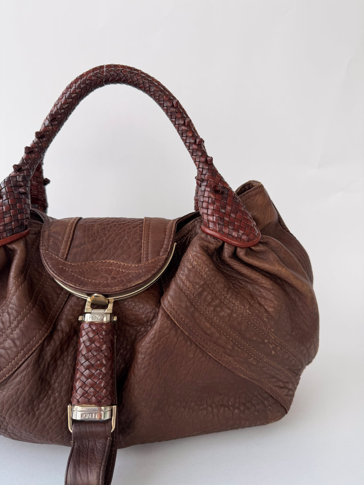 Fendi Brown Large Spy Bag