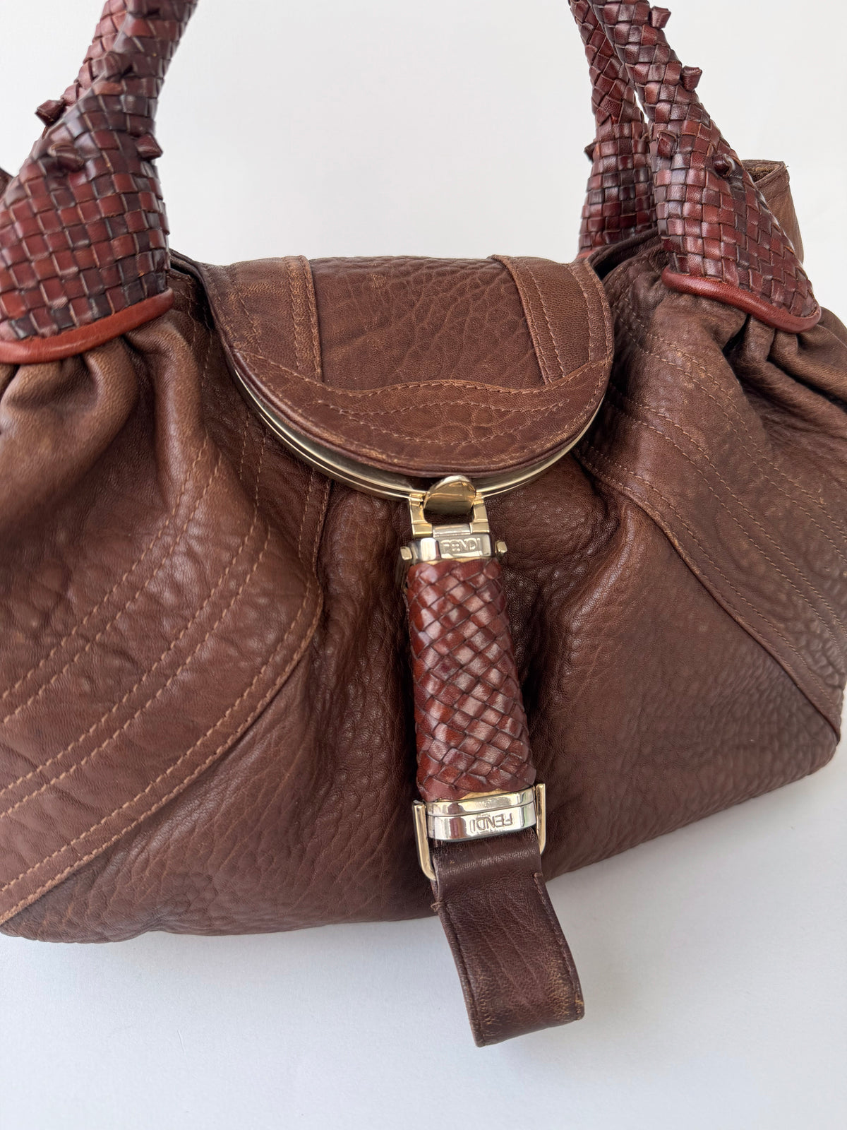 Fendi Brown Large Spy Bag