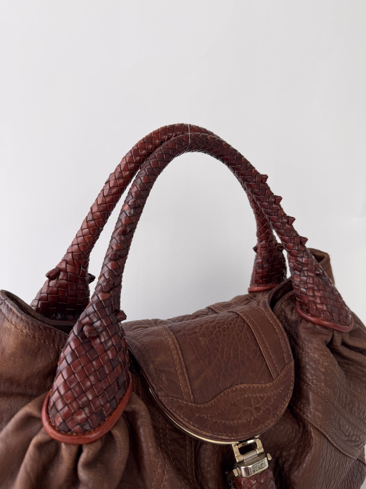 Fendi Brown Large Spy Bag