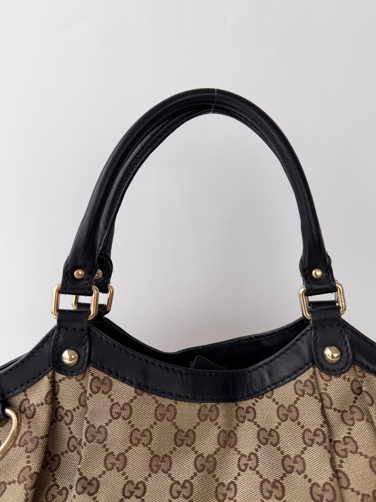 Gucci Monogram Canvas Sukey Bag