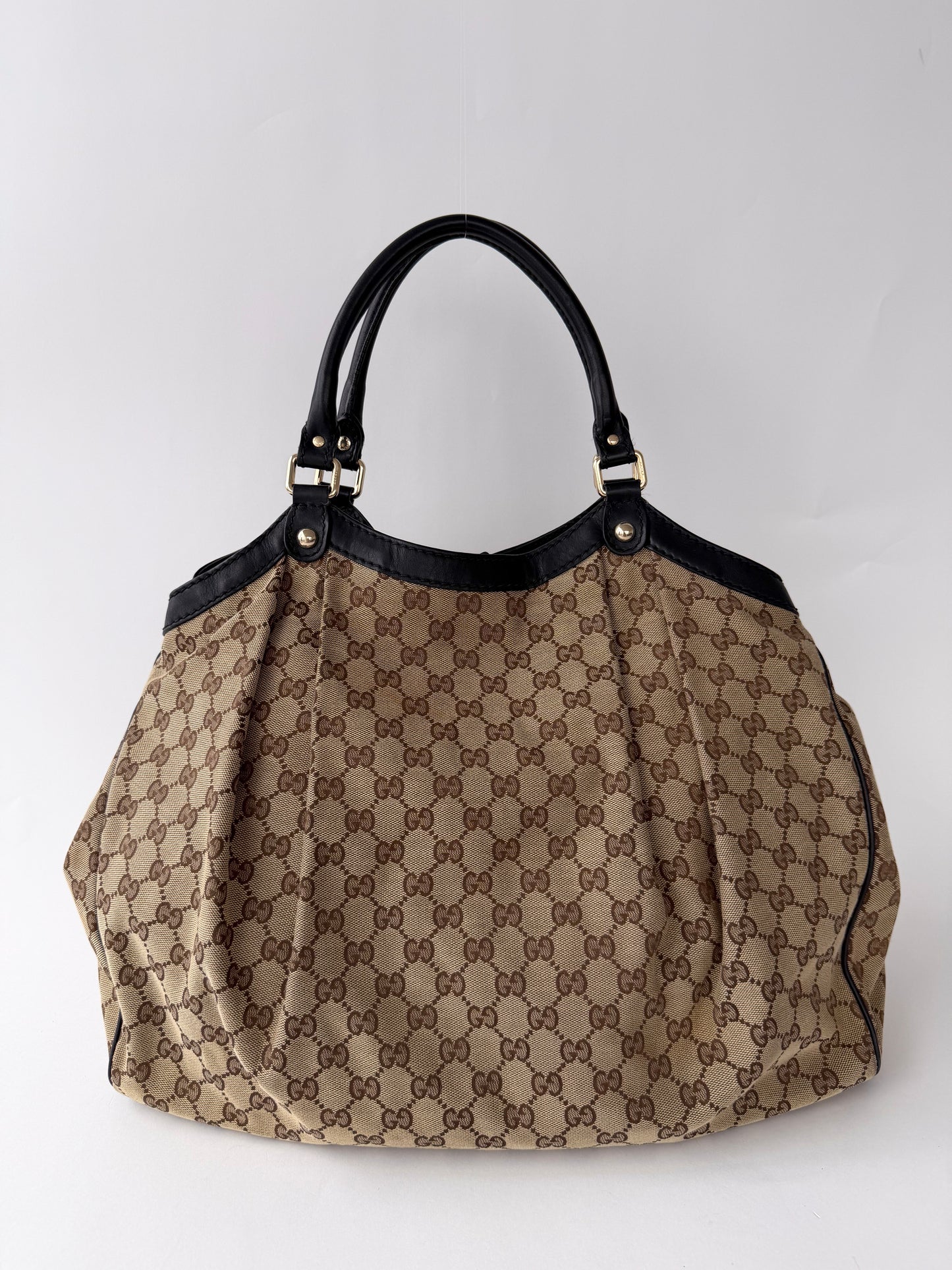 Gucci Monogram Canvas Sukey Bag