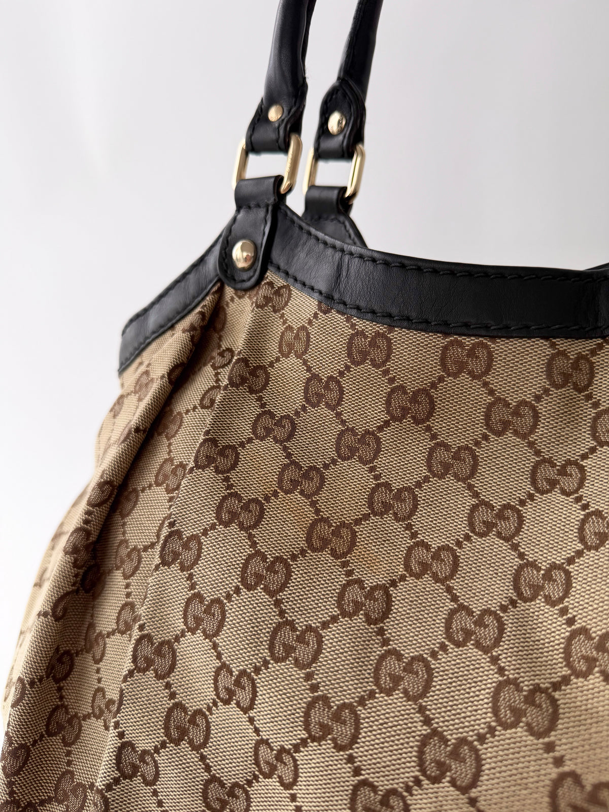 Gucci Monogram Canvas Sukey Bag