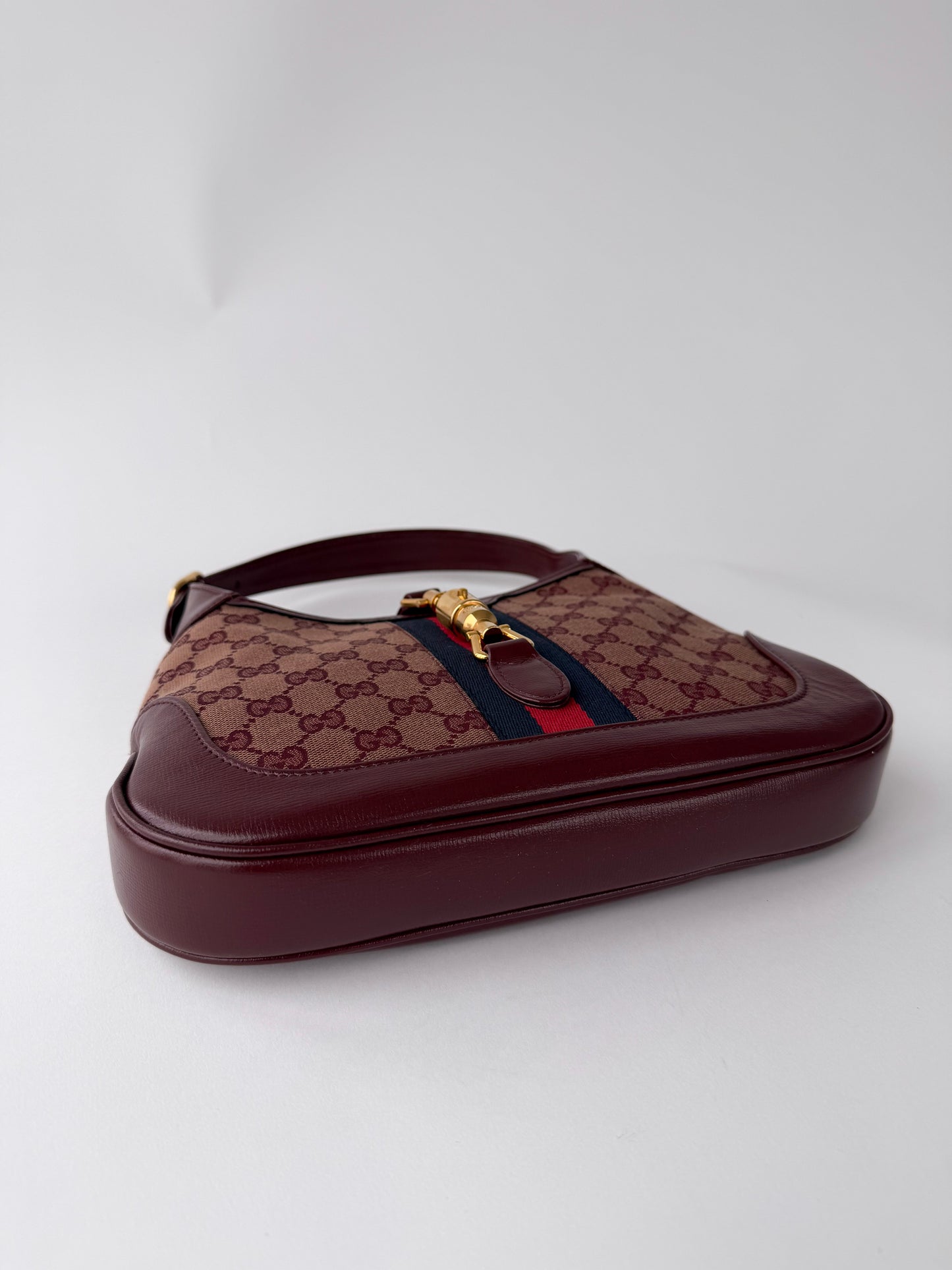 Gucci Jackie GG Supreme Canvas Burgundy