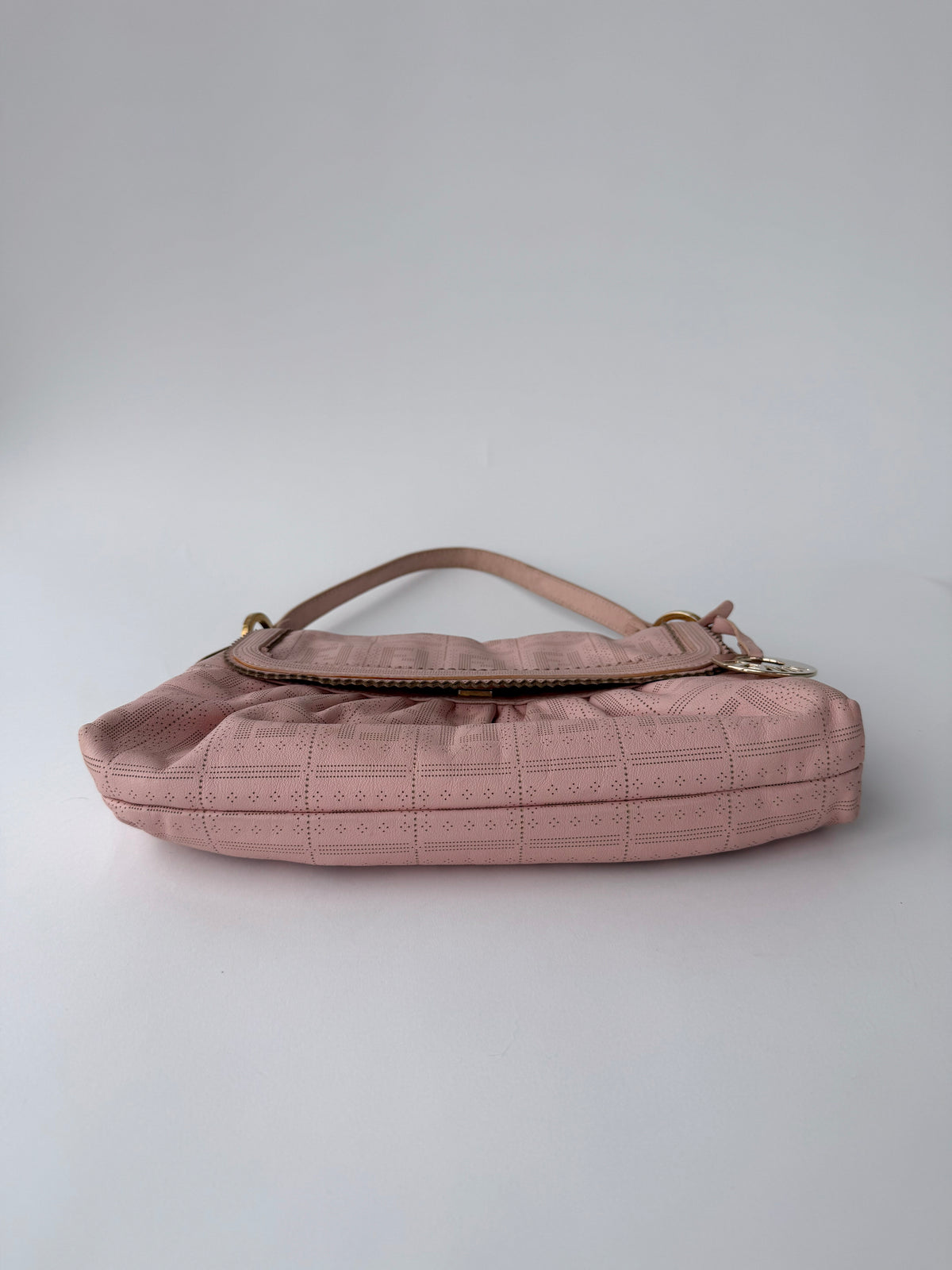 Fendi Perforated Chef Bag Pink